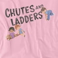 thumbnail image 2 of Chutes and Ladders Logo Women's T Shirt, Pink, X-Large, 2 of 6
