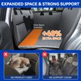 thumbnail image 2 of Dog Hammock for Car with Hard Bottom，60* 30 * 21“ Dog Car Seat Cover for Back Seat Waterproof for Cars/SUV, Gray, 2 of 7