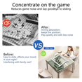thumbnail image 5 of Decorative Boho Style Anti-Slip Table Mat for Mahjong 31.5x31.5 Inch Rubber Pad Reduces Noise for Card Games Board Games and Game Room Activities, 5 of 7