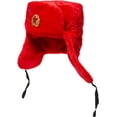 thumbnail image 1 of HAHDAXIA Ushanka Russian Fur Hat - Soviet Army Trapper Hat, 1 of 6