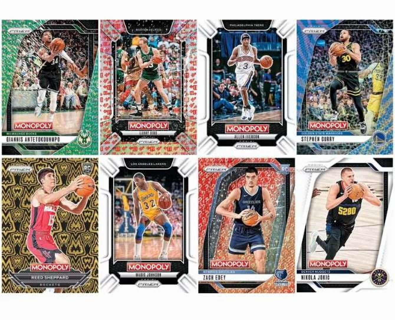 Panini Monopoly Prizm: 2024-25 and Legends NBA Trading Cards Booster Box | Collect or Use with Monopoly Panini Prizm: NBA Edition Games | Ages 8+