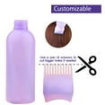 thumbnail image 2 of EZPRO USA Empty Hair Comb Applicator 7oz for All Purpose Squeeze Bottle, Pressurized Plastic Comb Color Applicator, Refillable, BPA Free, Hair Treatment, 200ml, Clear Pink Purple, Pack of 5, 2 of 8