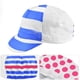 thumbnail image 3 of Gorro unisex para adultos, resistente al polvo, gorra con protección solar para deportes al aire libre (azul + rosa), 3 of 8