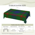 thumbnail image 6 of Rectangle Table Cloth, Clan Agnew Tartan Resistant Washable Tablecloth Decorative Table Cover for Dining, Indoor and Outdoor, 6 of 6