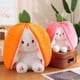 thumbnail image 4 of Juguetes de conejo Muppet, nuevo peluche de conejito de fresa/zanahoria (2023), peluche reversible de zanahoria y fresa, lindo conejito de peluche, regalos de Pascua y del Día del Niño., 4 of 5