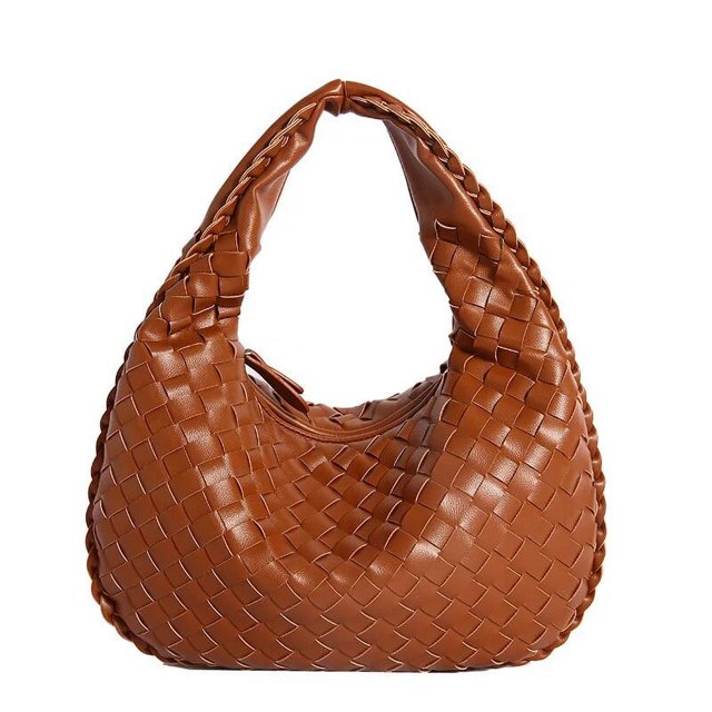 High-Grade Woven Bag Versatile One-Shoulder Underarm Bag Texture Portable Commuter Bag