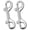 2, variant on 2-Pack 3.5" Double Ended Bolt Snap Hooks, 316 Stainless Scuba Clips