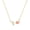 D-Pink, variant on Gold Flower Necklaces for Women Cute Pink Cubic Zircon Tulip Flower Pendant Necklace Daily Jewelry