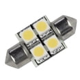 thumbnail image 2 of Lunasea Pointed Festoon 4 LED Light Bulb - 31mm - Cool White [LLB-202C-21-00], 2 of 2