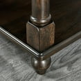 thumbnail image 4 of JESONVID Solid Wood Rectangular End Table with Storage, Antique Black, 4 of 8