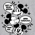 thumbnail image 3 of Disney - Mickey Mouse - Conversation Bubbles - Men's Long Sleeve T-Shirt, 3 of 5