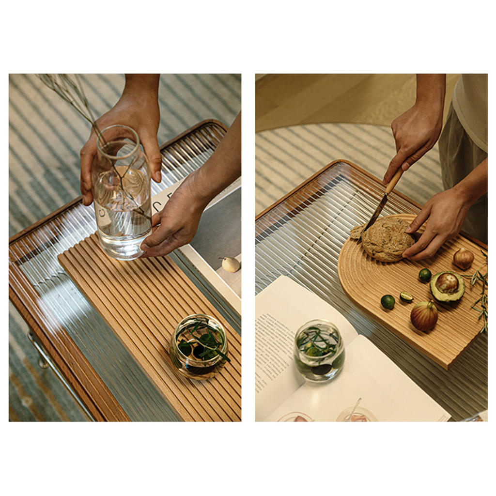 ✪ Water Ripple Bread Dessert Tray Cutting Chopping Board Creative Geometric Design