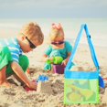 thumbnail image 6 of Darzheoy Colorful Mesh Beach Bags Sand Away Portable Foldable Sea Shell Bag with Adjustable Carrying Straps, Toy Storage Bag Beach Bags, 6 of 6
