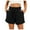 Black, variant on Hienoo Women's High Waist Pocket Loose Shorts Juniors Ruffle Casual Shorts, Sizes S-XXL