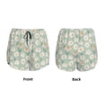 thumbnail image 3 of Balery Daisies Flowers Pattern Women's Running Shorts with Liner 2 Pockets Elastic Workout Athletic Gym Yoga Shorts-Small, 3 of 7