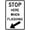 Warning Sign 5, variant on Stop Here for Gate to Open Signs - 8"x12" Vintage Metal Warning Sign, Gate Access Decor for Home Farm Bar Coffee Shop Club Outdoor