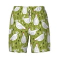 thumbnail image 4 of Lsque Mens Swim Trunks Lovely Chickens Pattern - Bathing Suit Compression Liner - Beach Swim Shorts Swimwear - (S-3XL) - Stretch Quick Dry -X-Large, 4 of 9