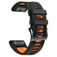 thumbnail image 3 of For Garmin Fenix 3 Hr 26mm Silicone Sports Two-color Watch Band, 3 of 4