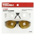 thumbnail image 2 of Hyper Tough 2-Pack Safety Glasses with UV Protection Lightweight ANSI Z87.1 Impact-Resistant Lens, 2 of 9