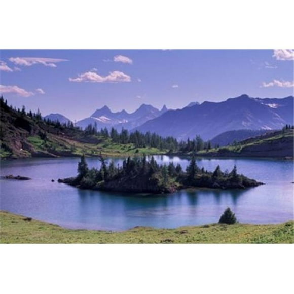 Danita Delimont PDDCN01AWO0003 Sunshine Region Island Lake Banff National Park Alberta Canada Poster Print by Art Wolfe, 27 x 18