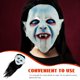 thumbnail image 2 of Máscara fantasma Disfraces de Halloween para Halloween Máscara horrible Máscara espeluznante aterradora del zombi dentudo Máscara fantasma, 2 of 5