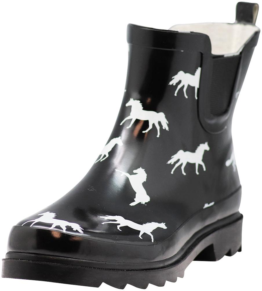 norty ankle rain boots