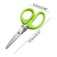 thumbnail image 2 of Ckraxd Five Blade Kitchen Scissors Stainless Steel Herb Shears Ergonomic Handle for Cutting Chives, Herbs, and Vegetables, Easy to Clean, 2 of 2