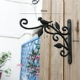 thumbnail image 5 of 2X Hanging Plant Hook Cast Iron Flower Basket Hooks Bracket Hanger for Bird Feeder Lantern Pots Wind Chimes, 5 of 6