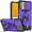 Purple, variant on Case for Samsung Galaxy A53 5G with Card Holders, Cover with Slide Camera Protection Built-in Magnetic Kickstand Phone Case for Samsung Galaxy A53 5G TC Purple