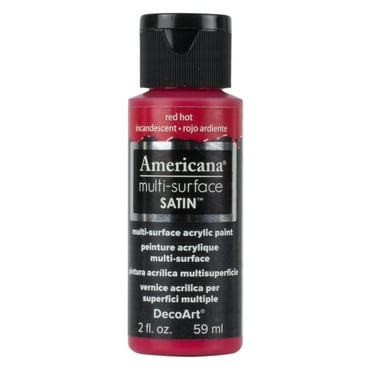 DecoArt a Multi-Surface Acrylic Color, 2 oz., Red Hot