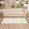 thumbnail image 2 of Yayeee Runner Rug for Bedroom 2'x6' Machine Washable Hallway Non Slip Mat, Cute Gummy Bears Pattern, 2 of 8