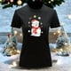 thumbnail image 3 of Playera Blusa Con Estampado De Muñeco De Nieve Navidad Color Negro Talla Grande Marca Emil SaEs, 3 of 4