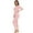 1-1pc,Pink, variant on Thermal Underwear for Women Long Johns Set Crew Neck Long Sleeve Suit Thin Base Layer Top and Bottom