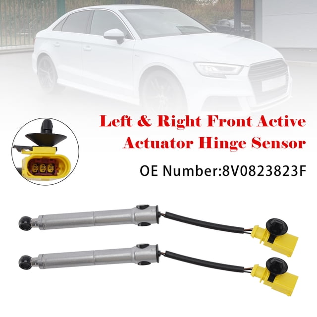 Left & Right Front Active Actuator Hinge Sensor 8V0823823F For Audi A3 2013-2016