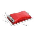 thumbnail image 2 of GAXIRE Drywall Hand Sander with Sandpaper Rack, Red Plastic Tool for Home Improvement Projects, 1 Set, 2 of 8