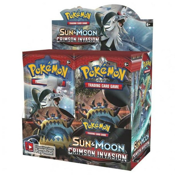 Pokemon TCG Sun & Moon - Boîte de Rappel Invasion Cramoisie - 36 Packs [Jeu de Cartes, 2 Joueurs]