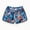 Blue Flowers, variant on Swim Trunks for Women Quick Dry Swim Shorts Women’s Swimwear Bathing Suits with Various Colors, Blue Flowers, Medium