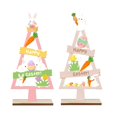 thumbnail image 1 of 2 letreros de madera de Pascua para centros de mesa, decoración de Pascua, bandeja escalonada para habitación, hogar, granja, escritorio., 1 of 9
