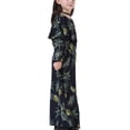 thumbnail image 6 of Odeerbi Muslim Long Dress Middle Big Girls 2025 Long Sleeve Round Neck Lace Print Dress, 6 of 6