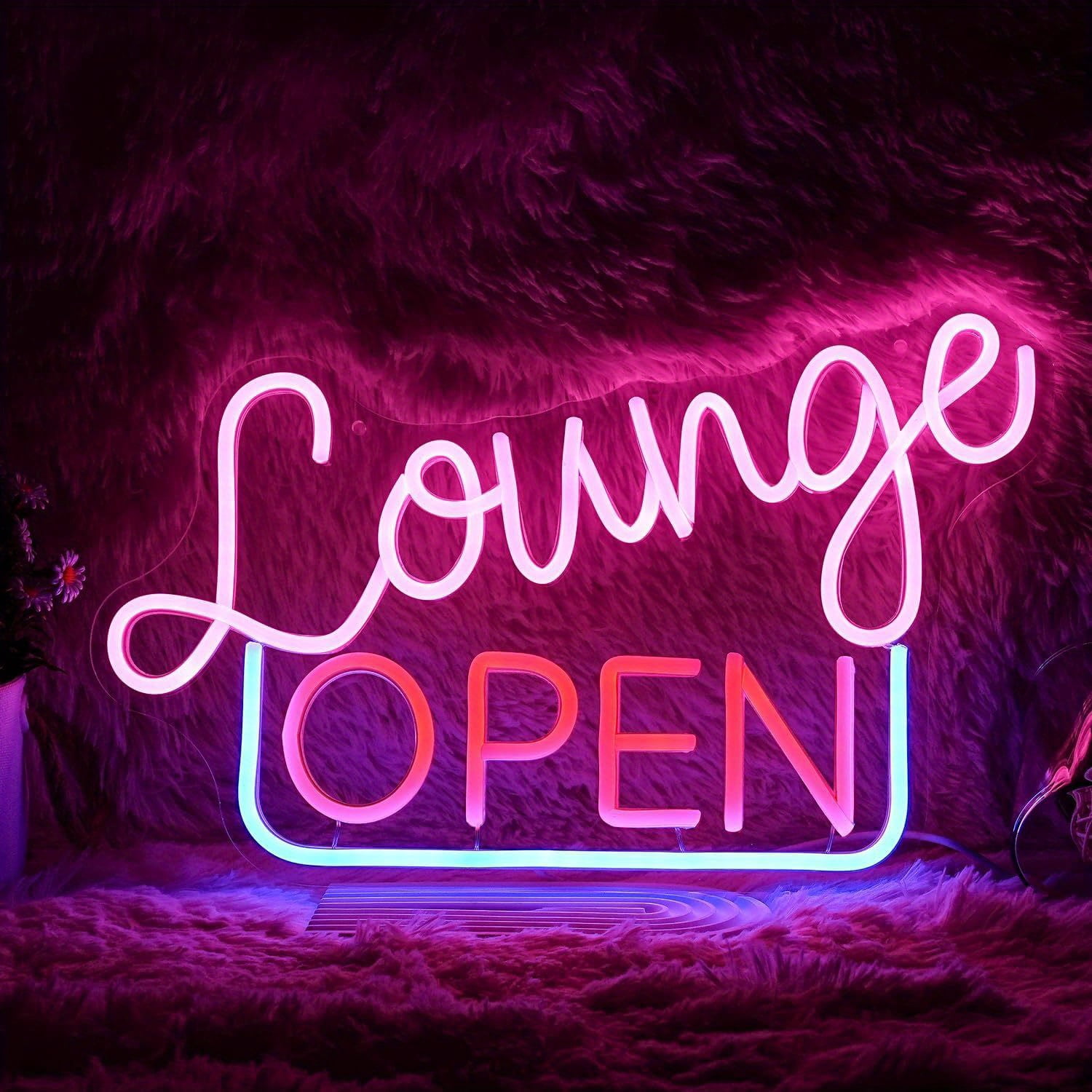 ADVPRO Neonleuchte „Open Gym“ Oder „Bar“ – Cooles Lichtzeichen Für Studio, Bar Oder Zimmer, 30x22 Cm, 220V