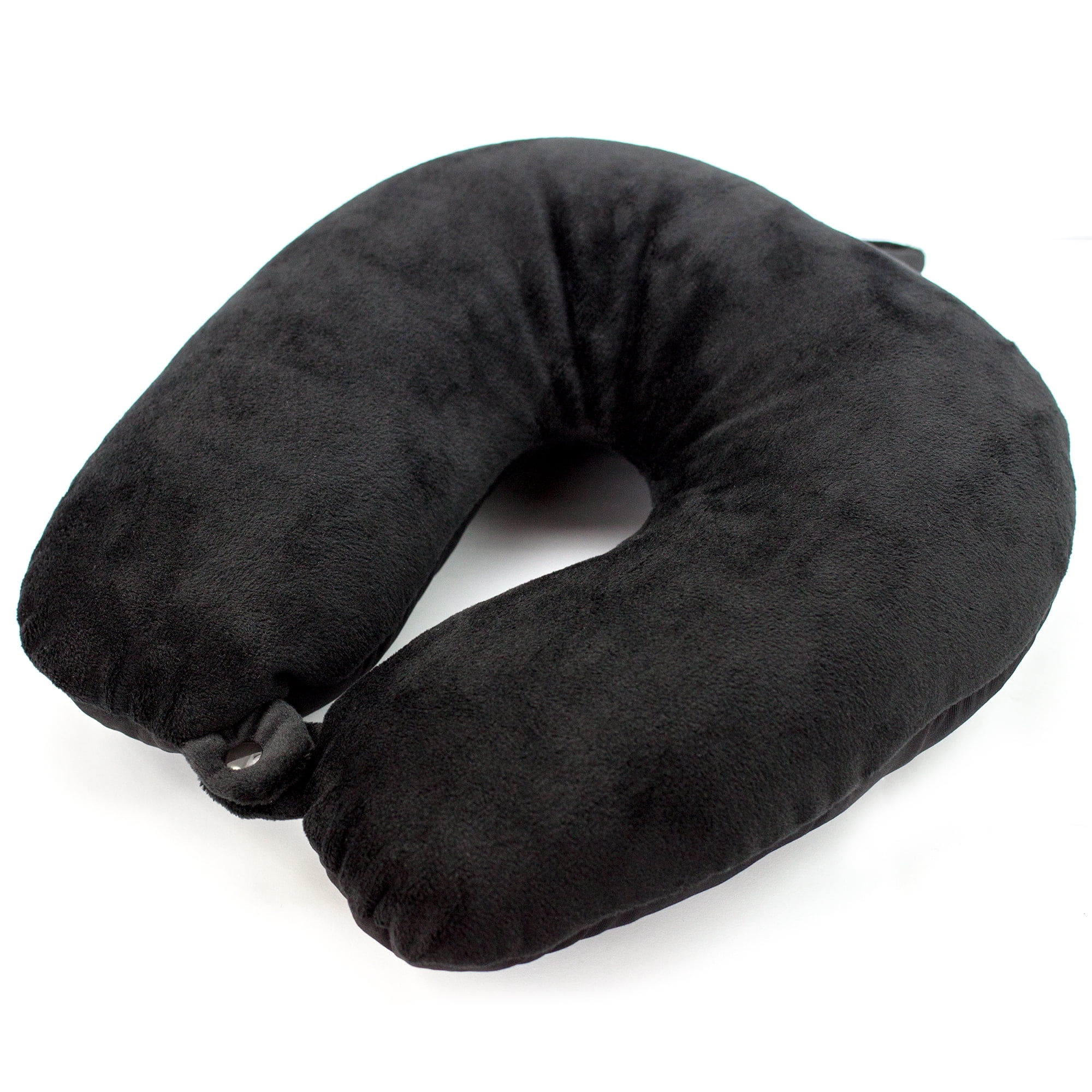 Microbeads Neck Pillow for Supportive Comfort Black