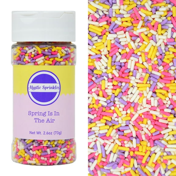 Mystic Sprinkles Spring Is In The Air Jimmies Sprinkle Mix 3 Ounce Bottle