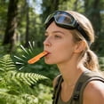 thumbnail image 6 of 2-in-1 Emergency Fire Starter and Survival Whistle Portable Outdoor Tool for Camping Hiking Backpacking Hunting High-Distress Safety Whistle Ferrocerium Rod Yellow, 6 of 6