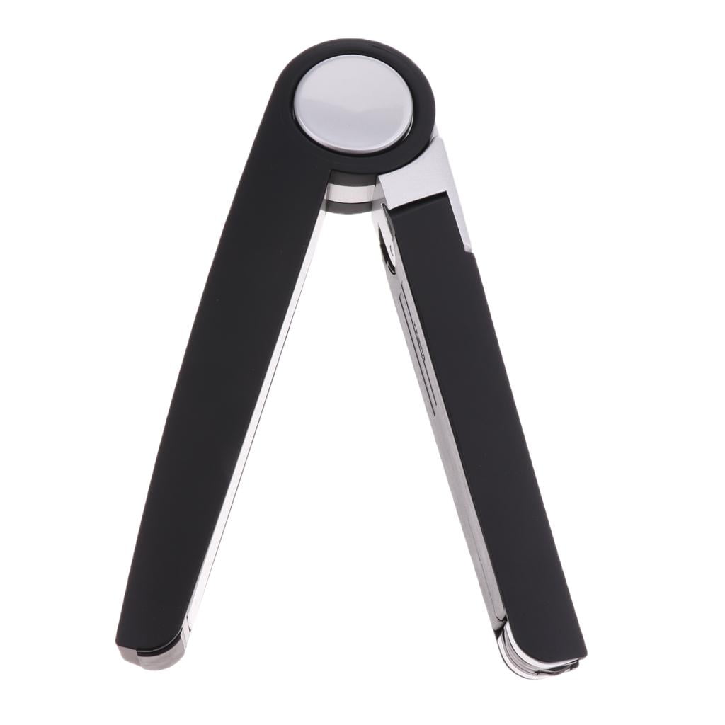 LeeQinersw Aluminum Adjustable Foldable Stand Holder Tripod Laptop Tablet#1 Black