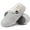 Light Gray, variant on RockDove Women's Teddy Fleece Closed Back Indoor Slipper