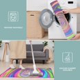 thumbnail image 6 of Colorful Tie Dye Spiral Pattern Kitchen Rugs Sets Of 3,Kitchen Runner Rugs Non Skid Washable,Decorative Kitchen Floor Mats for Kitchen,Sink,Laundry,17"x30"+ 17"x47" + 17"x59", 6 of 6