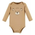 thumbnail image 5 of Hudson Baby Cotton Long-Sleeve Bodysuits, Dream Big Teddy, 3-6 Months, 5 of 5