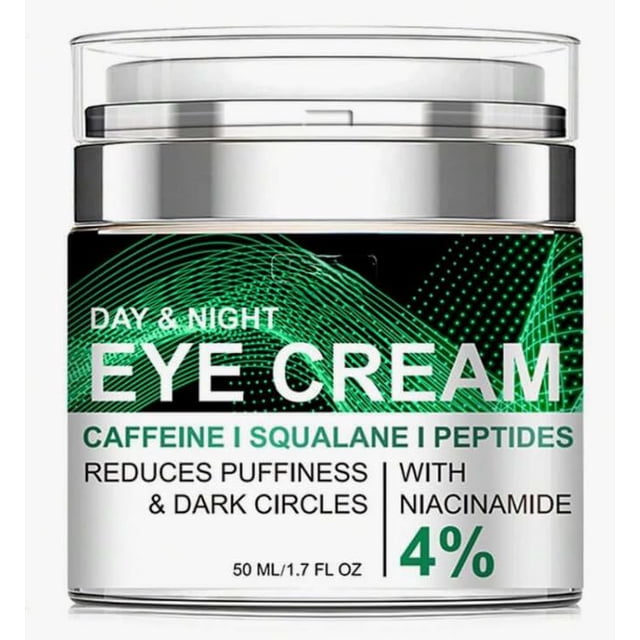 Crema para ojos con cafeína para hinchazón y bolsas debajo de los ojos, 50 ml