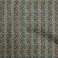thumbnail image 1 of oneOone Cotton Poplin Blue Fabric Leaves Fabric For Sewing Printed Craft Fabric By The Yard 42 Inch Wide, 1 of 5