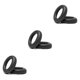 thumbnail image 2 of Sidaley 1 par de almohadillas para los oídos Cojines Espuma Cuero Auriculares Orejeras Cubiertas Almohadillas Negro Type1 NO1, 2 of 6